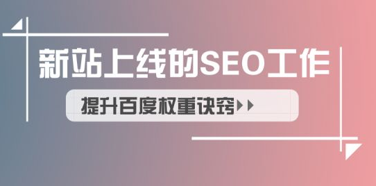 新站上线后如何做seo